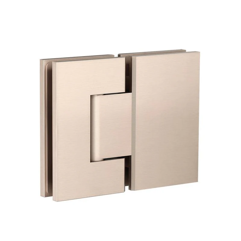 Meir Glass to Glass Shower Door Hinge - Champagne