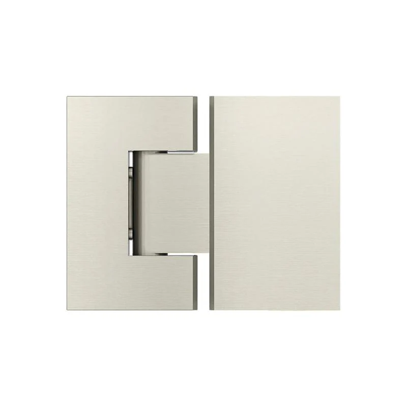 Meir Glass to Glass Shower Door Hinge - PVD Brushed Nickel - Image 2