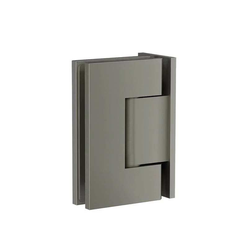 Meir Glass to Wall Shower Door Hinge - Shadow Gun Metal
