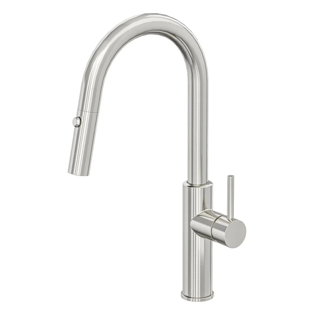 Linsol Halo S2 Pull Out Sink Mixer - Brushed Nickel