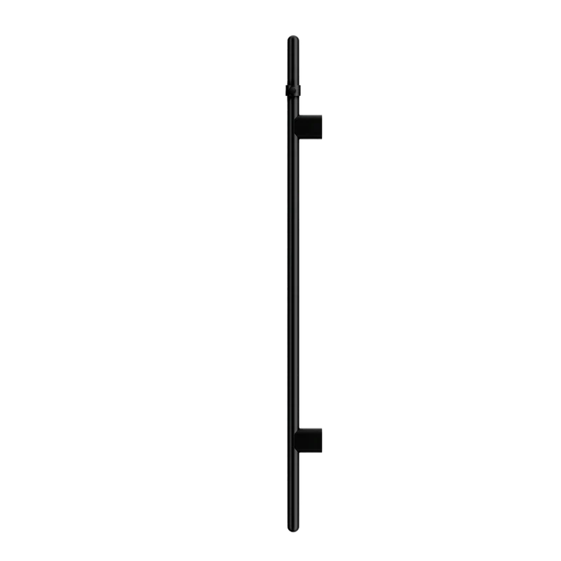 Meir Heated Vertical Towel Rail - Black Matte - Image 2