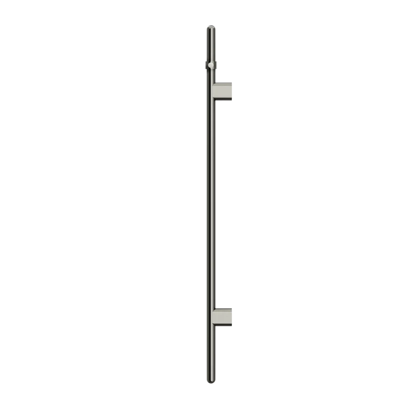 Meir Heated Vertical Towel Rail - Shadow Gun Metal - Image 2