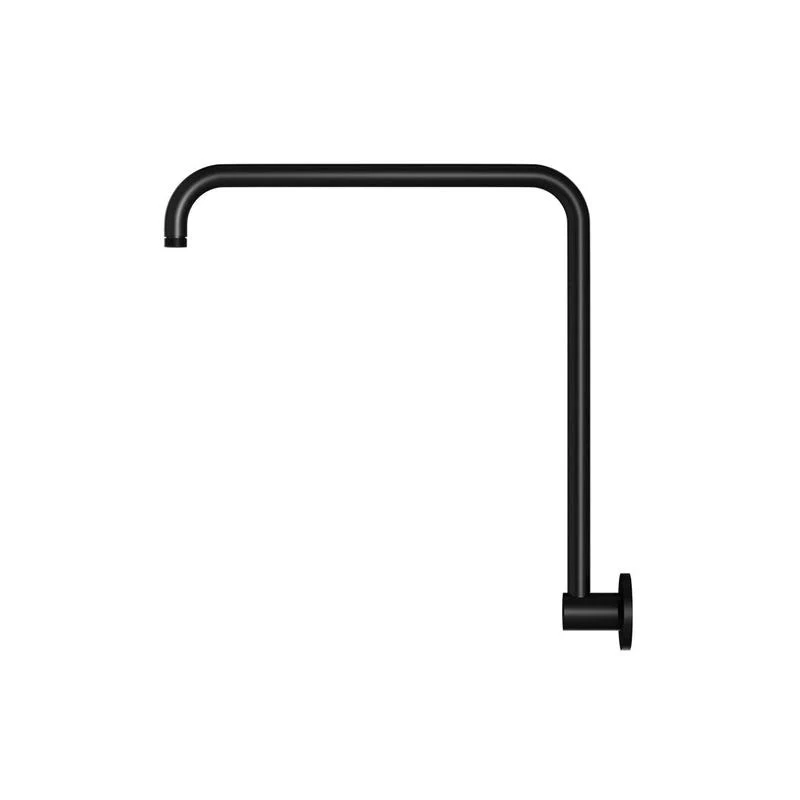 Meir High Rise Shower Arm - Black Matte - Image 2