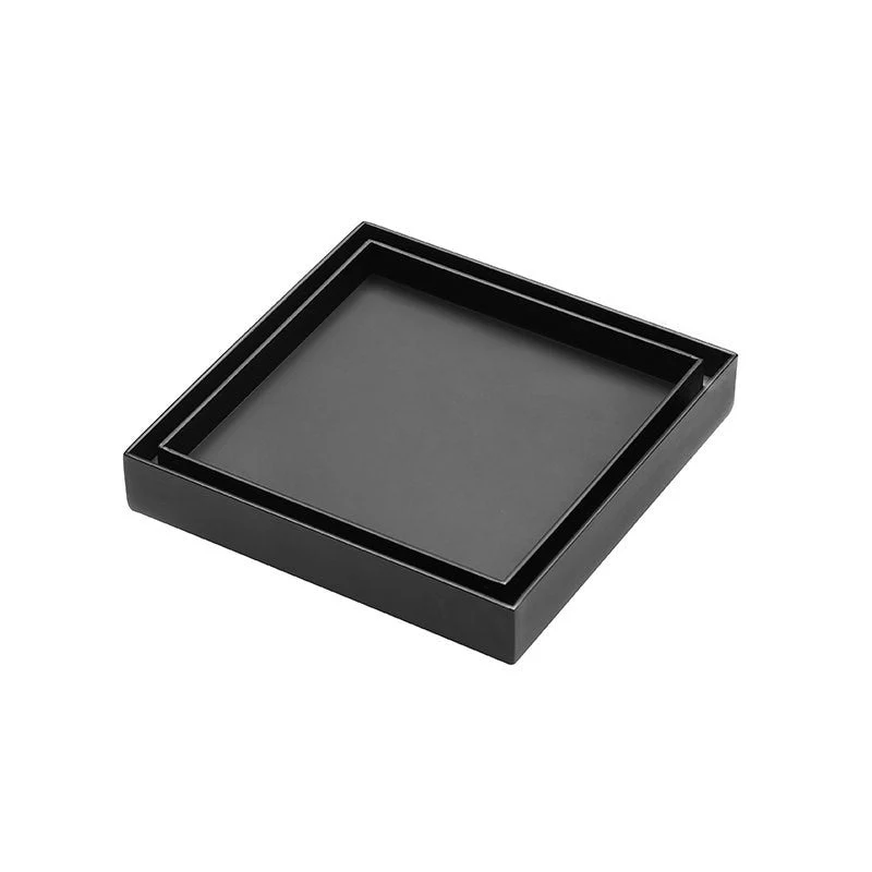 Kano Square Tile Insert Floor Waste - Black Matte
