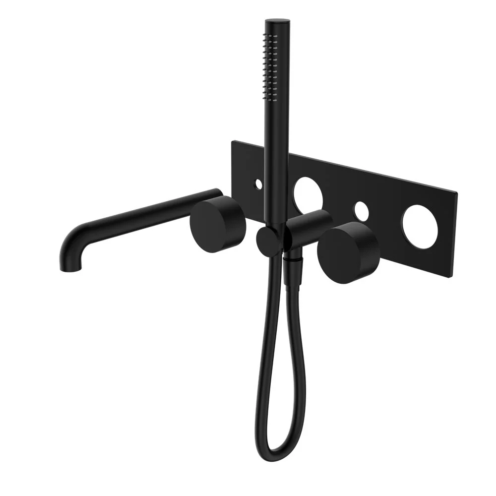 Nero Kara Progressive Shower System With Spout 230/250mm (Trim Kit Only) - Black Matte