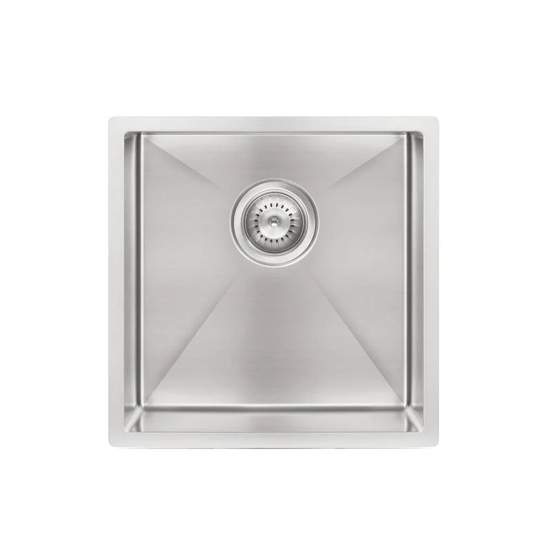 Meir Lavello Kitchen Sink Single Bowl 450 x 450 - PVD Brushed Nickel - Image 4