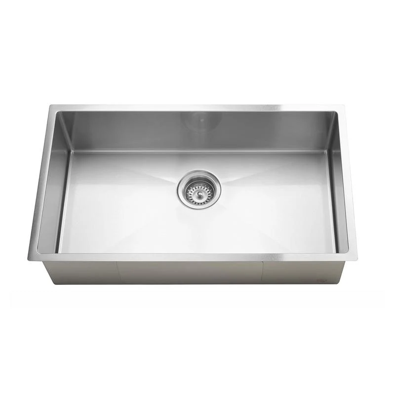 Meir Lavello Kitchen Sink Single Bowl 760 x 440 - PVD Brushed Nickel - Image 3