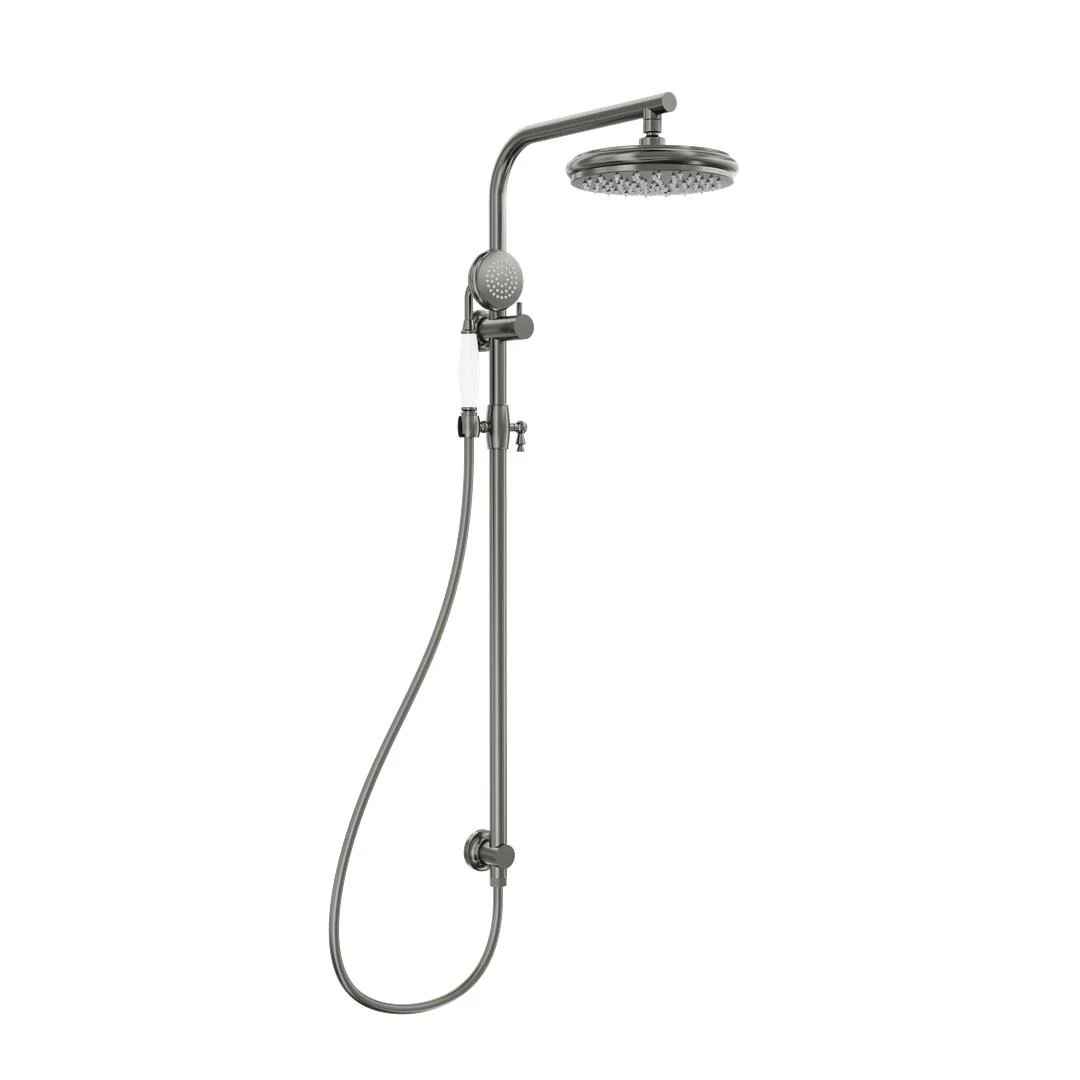 Linsol Klassique Shower Combination with 210mm Head - Gunmetal - Image 2