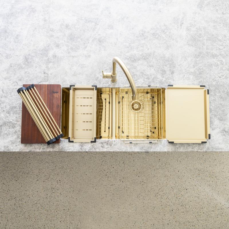 Meir Lavello Protection Grid for MKSP-S380440 - Brushed Bronze Gold - Image 5
