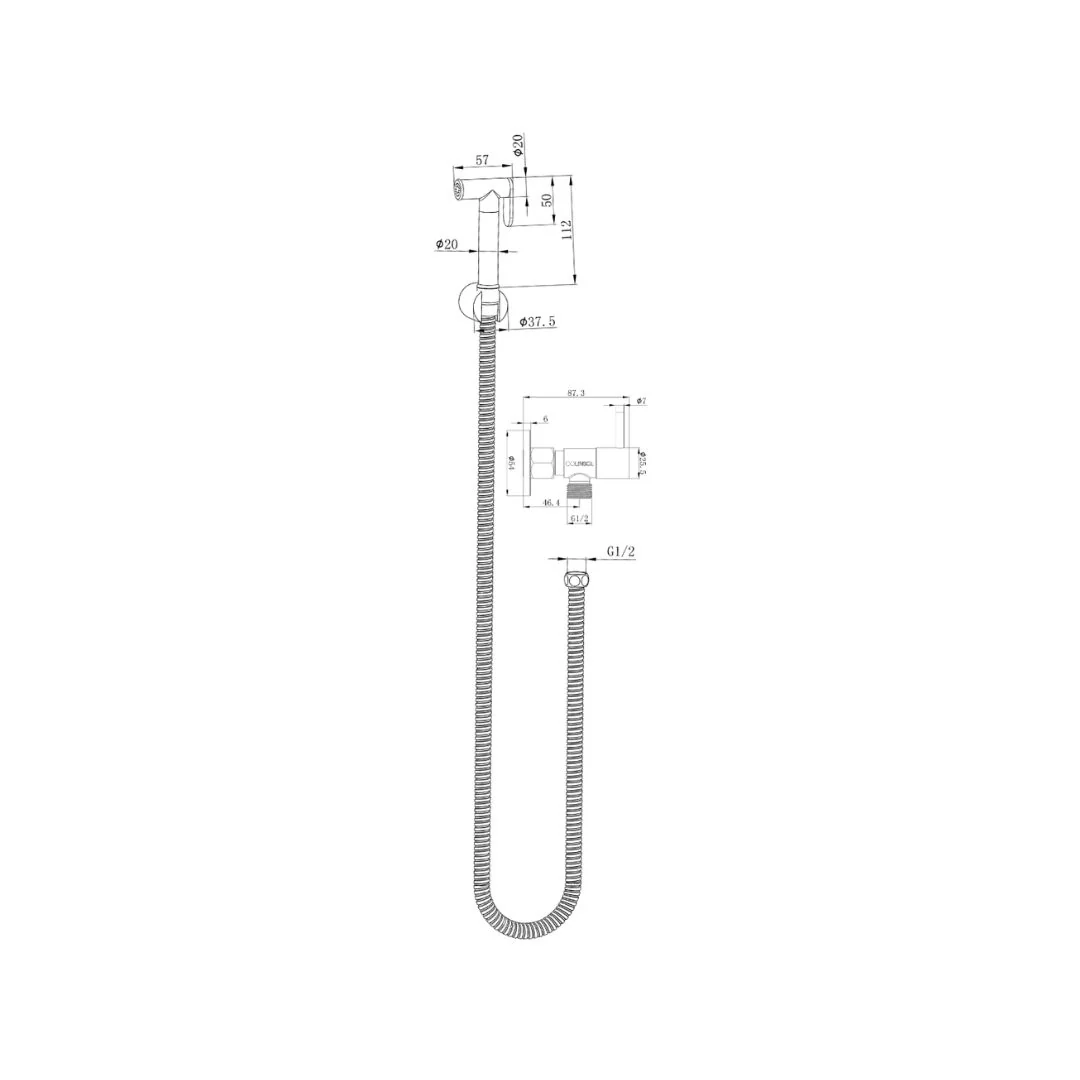 Linsol Zarah Easy Turn Single Control Bidet/Douche Spray - Image 6