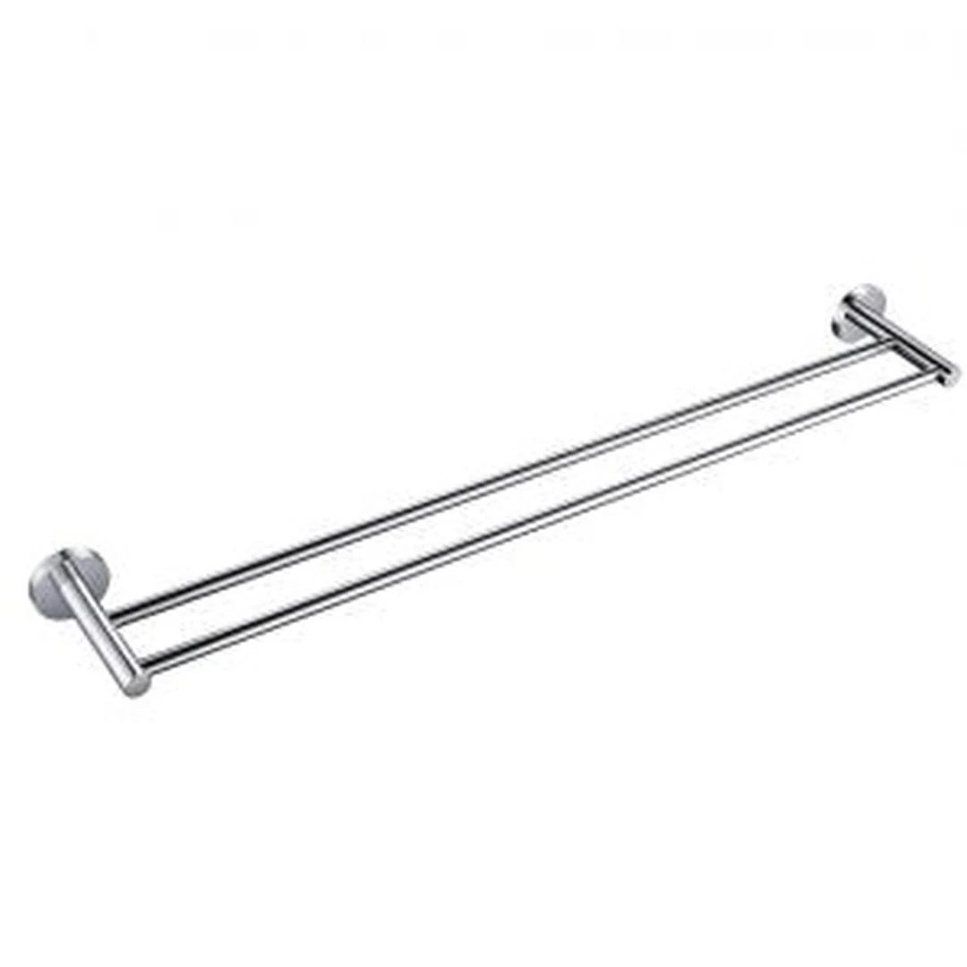 Linsol Lux S2 800mm Double Towel Rail - Chrome