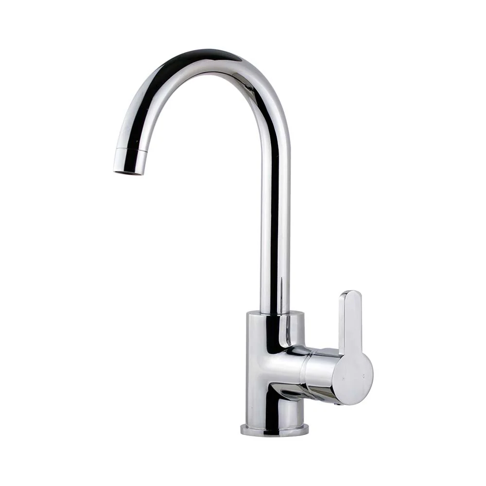 Mixx Magnolia Gooseneck Sink Mixer - Chrome