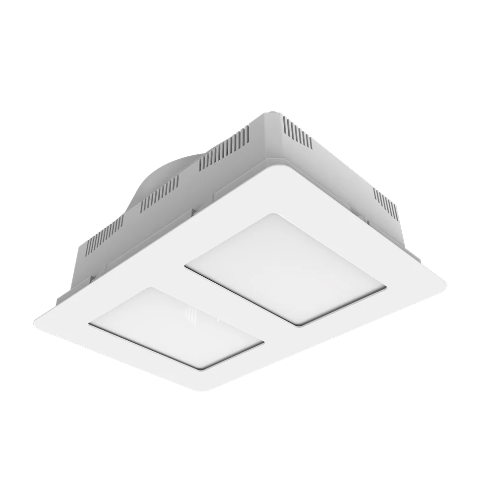 Martec Aspire II Bathroom Heater and Exhaust Fan with Tricolour LED Light - White - Image 3