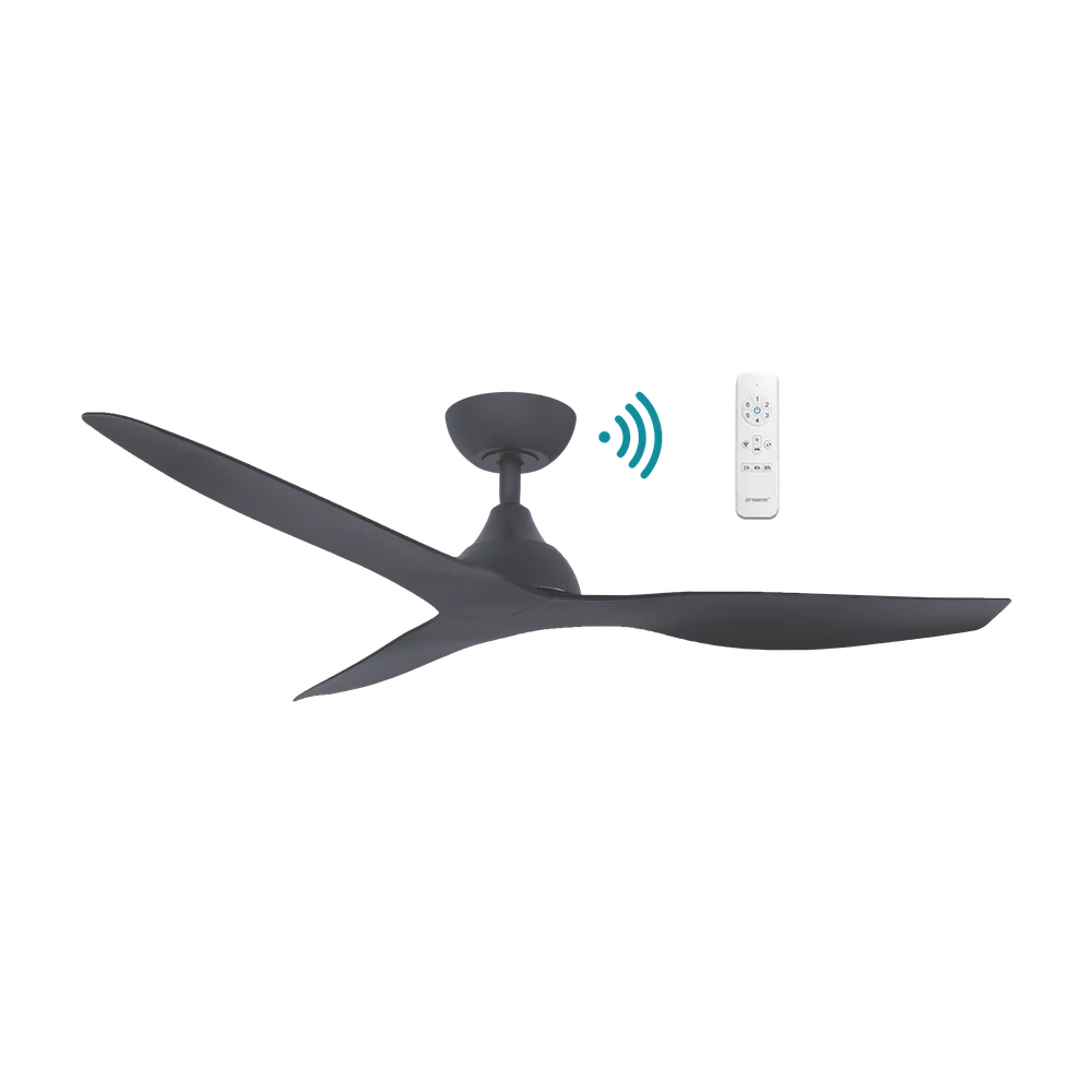 Martec Avoca DC 48″ Smart Ceiling Fan With WIFI Remote Control - Matt Black