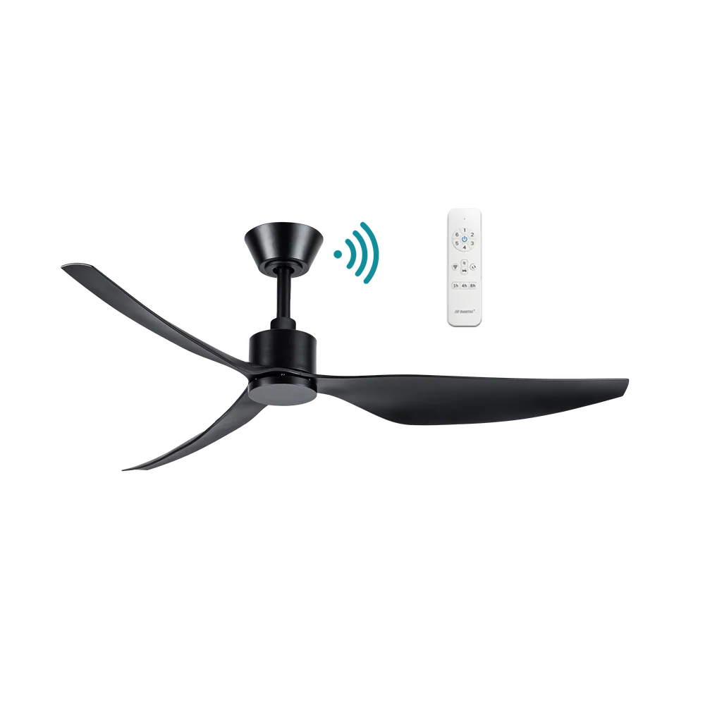 Martec Genoa DC 50″ Smart Ceiling Fan With WIFI Remote Control - Matt Black