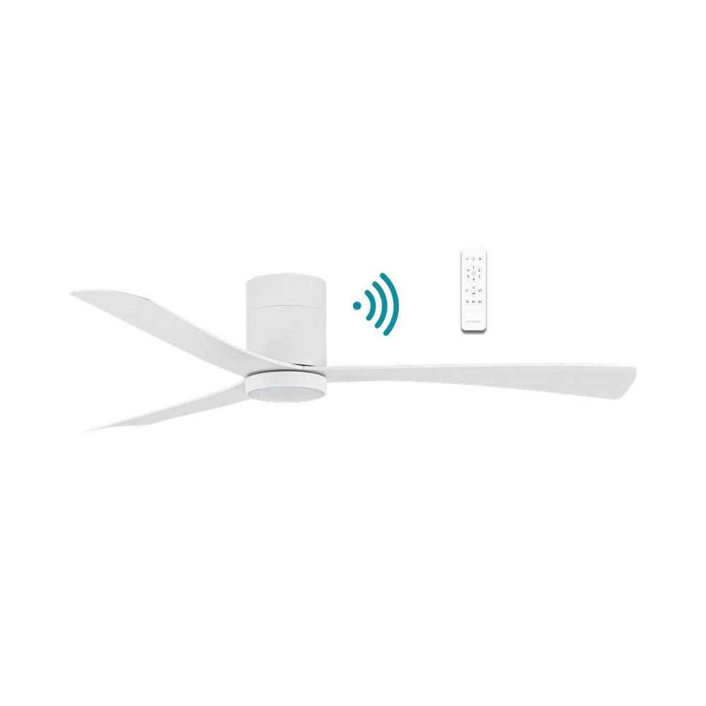 Martec Metro DC 52″ Smart Ceiling Fan With WIFI Remote Control + LED light - Matt White