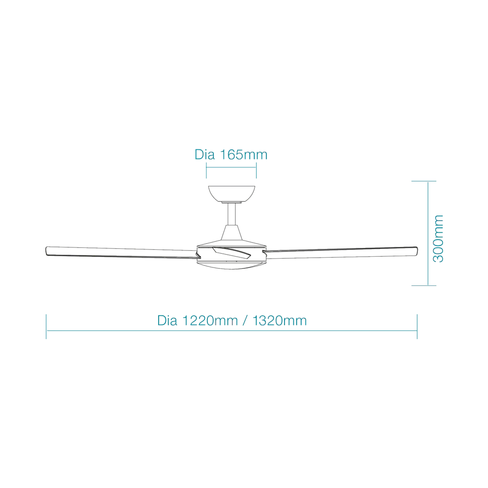 Martec Proton DC 52″ Ceiling Fan - Image 2