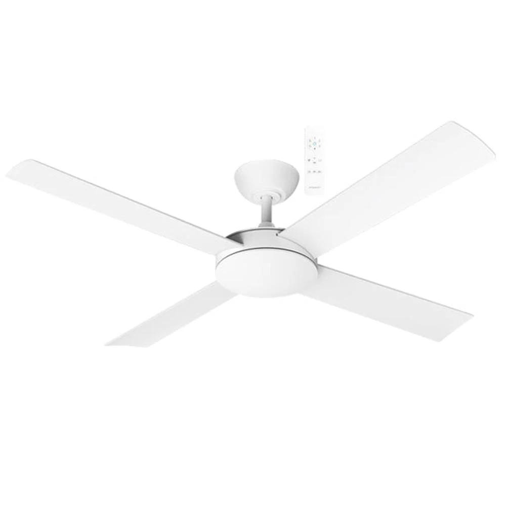 Martec Quantum DC 52″ DC Ceiling Fan With Remote Control - Matt White