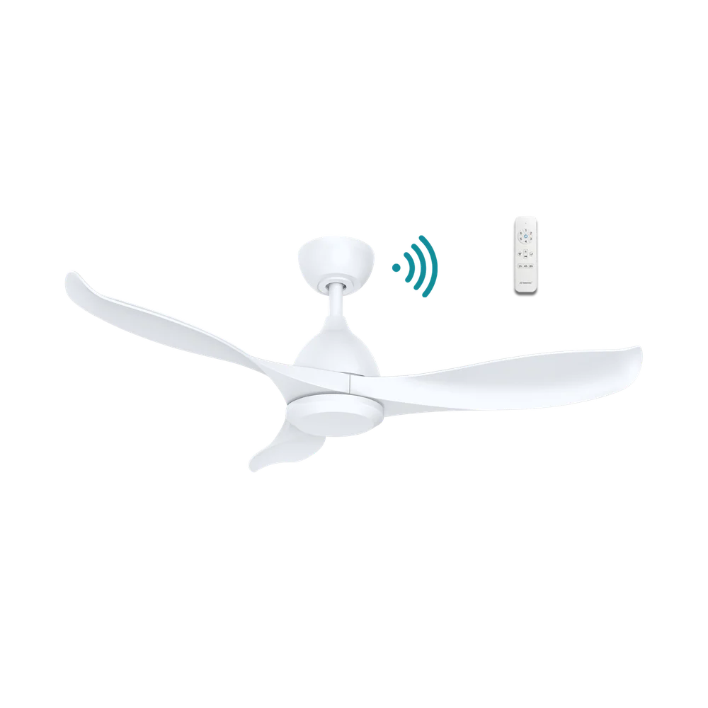 Martec Scorpion DC 52″ Smart Ceiling Fan With WIFI Remote Control - Matt White