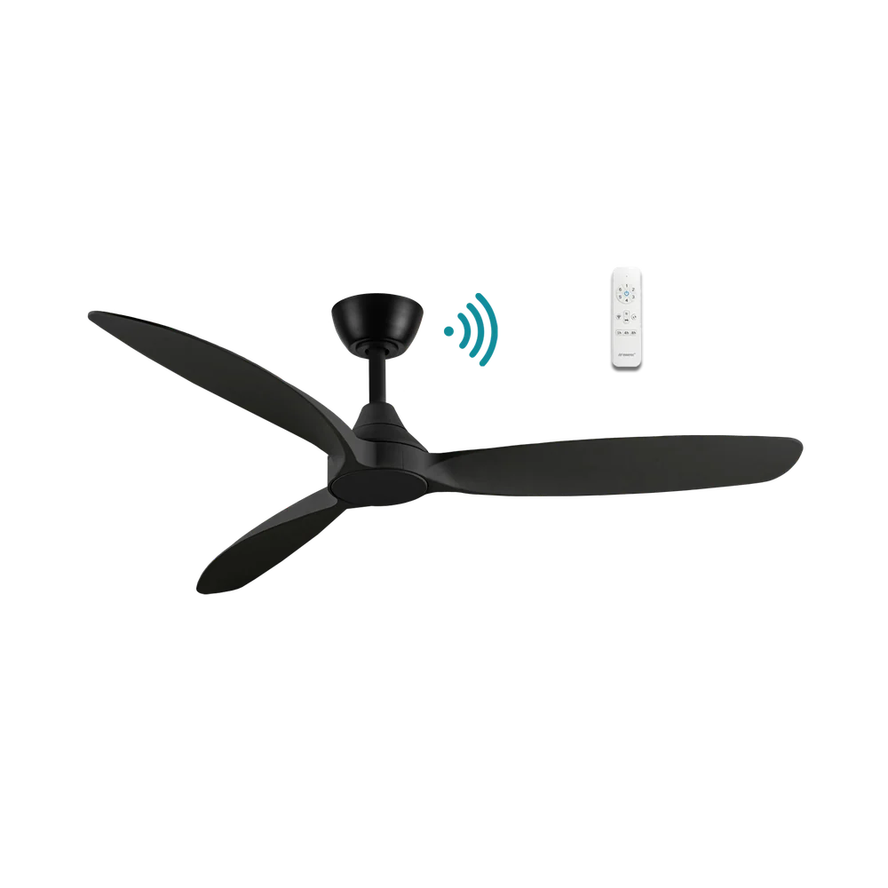 Martec Seaforth DC 56″ Smart Ceiling Fan With WIFI Remote Control - Matt Black