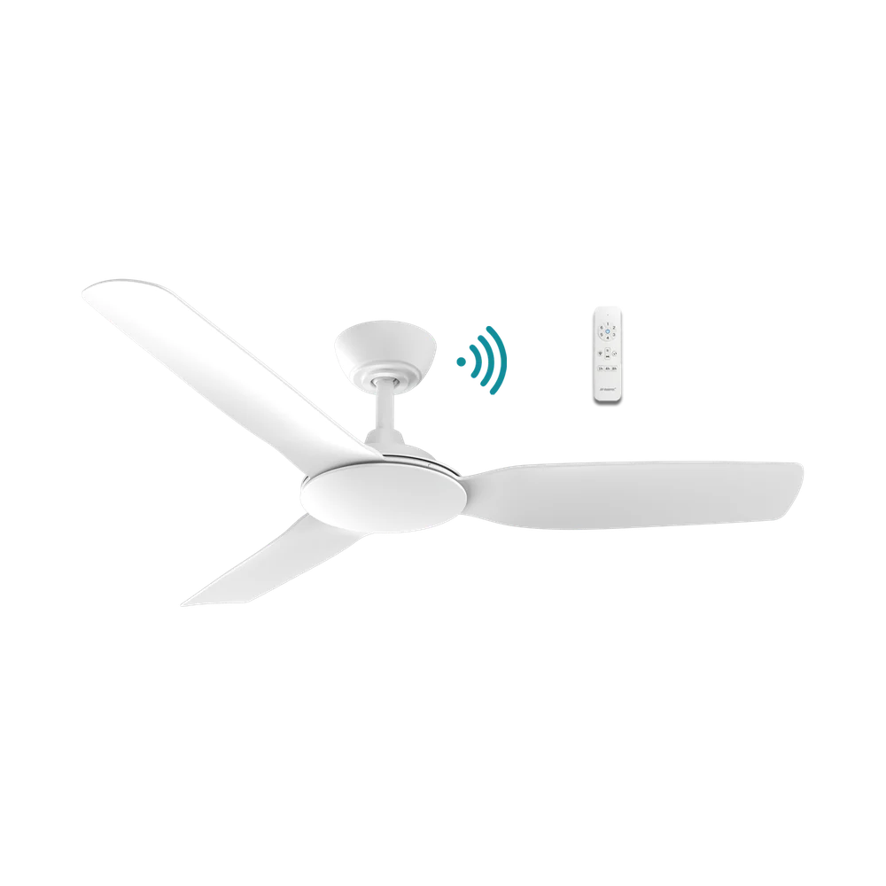 Martec Viper DC 48″ 3 Blade Smart Ceiling Fan With WIFI Remote Control - Matt White