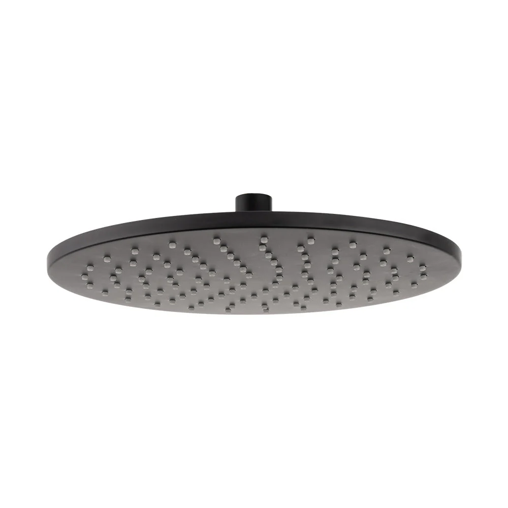 Mixx Matcha Brass Shower Head 300mm - Matt Black