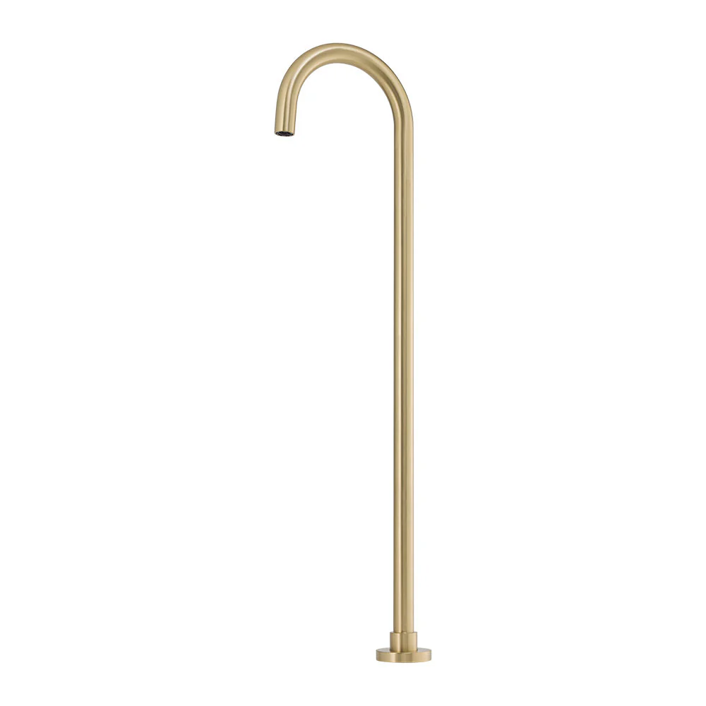 Mixx Matcha Floor Mounted Bath Spout - Brushed Gold