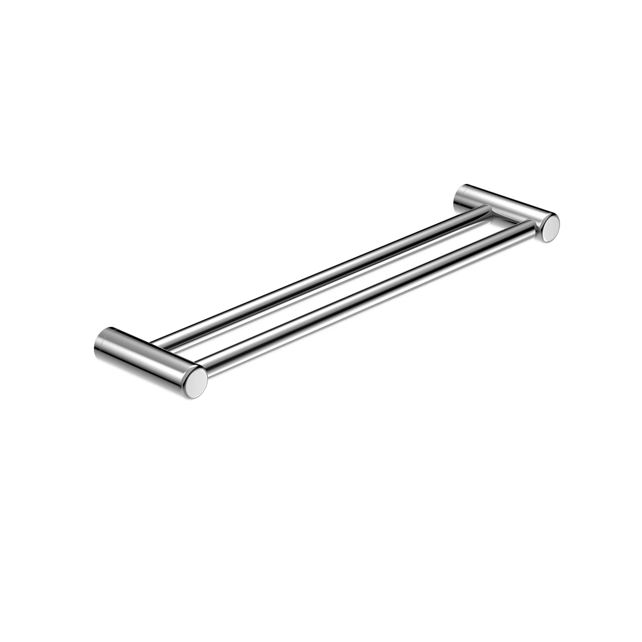 Nero Mecca Care 25mm Double Towel Grab Rail - Chrome