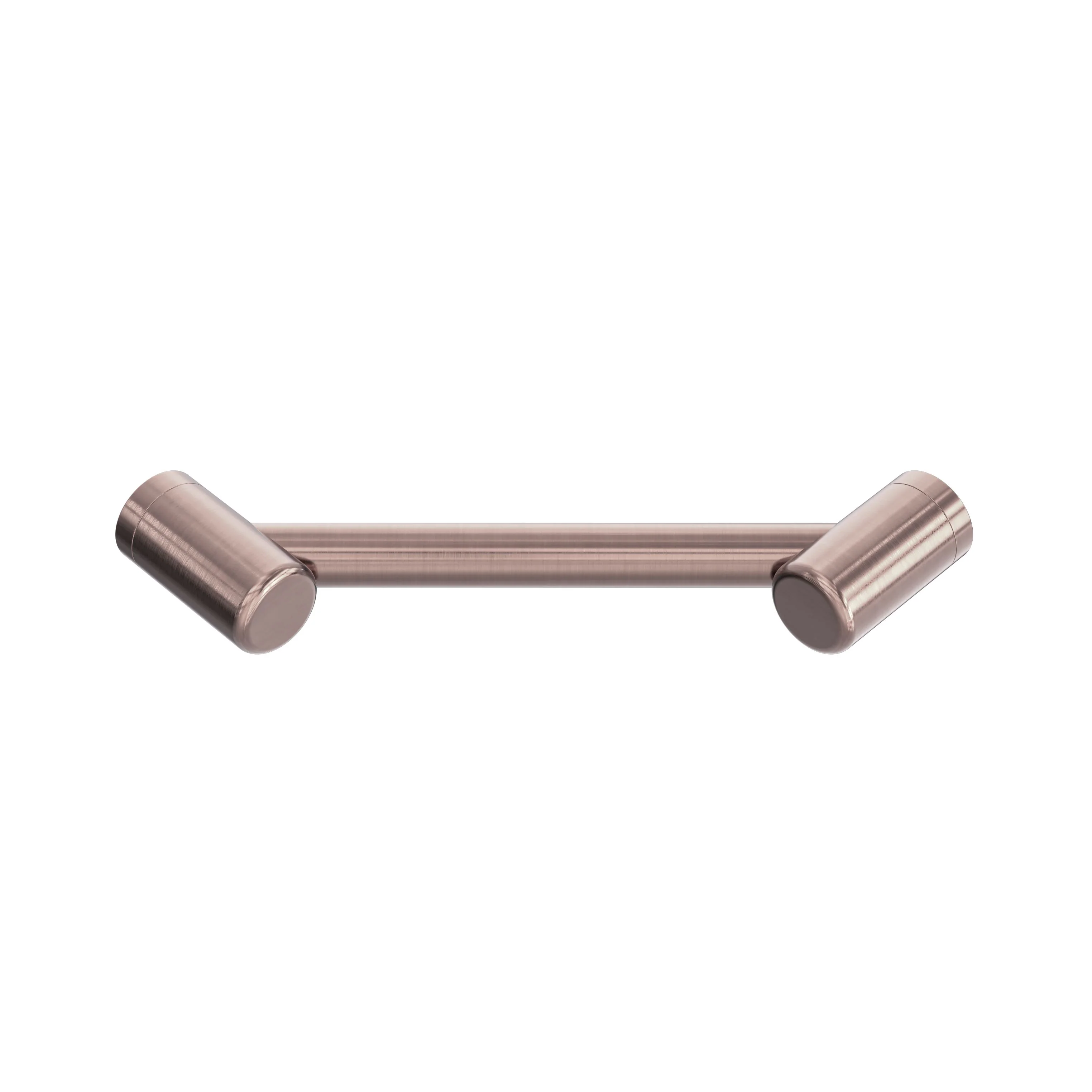 Nero Mecca Care 25mm Footrest Corner Grab Rail 215mm - Brushed Bronze
