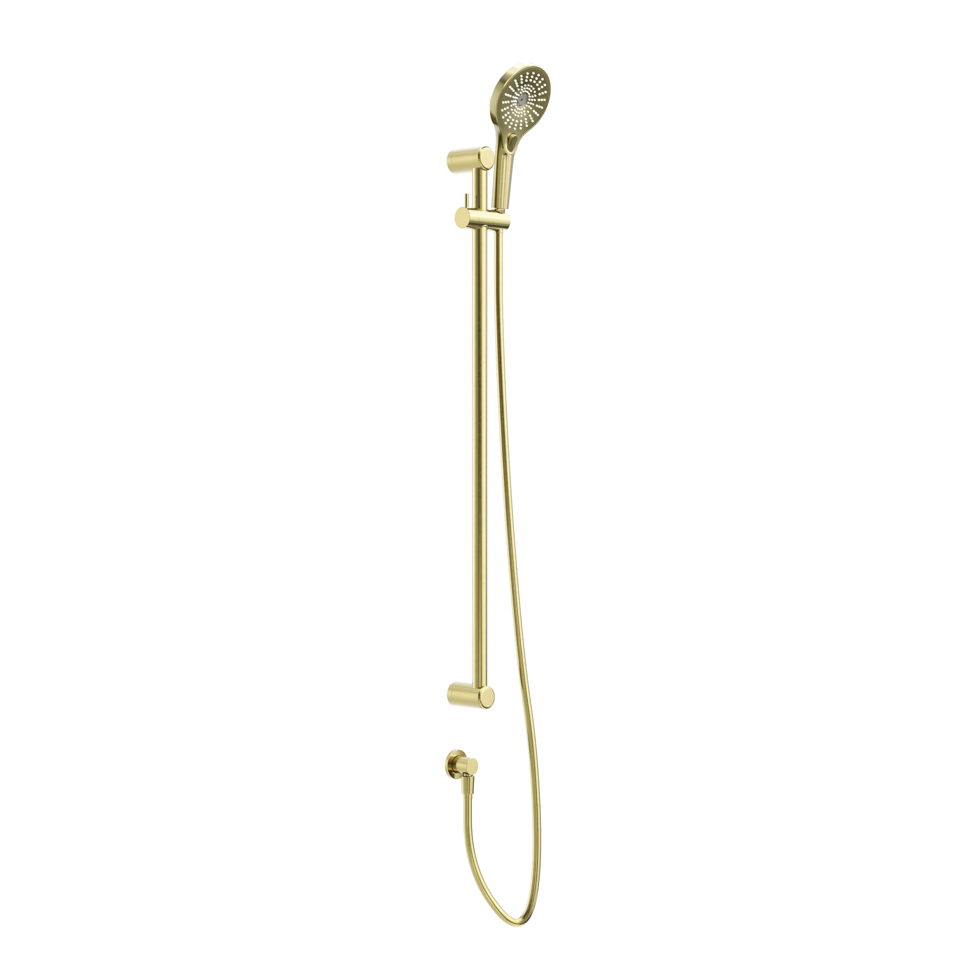 Nero Mecca Care 25mm Grab Rail And Adjustable Shower Rail Set 900mm - Brushed Gold