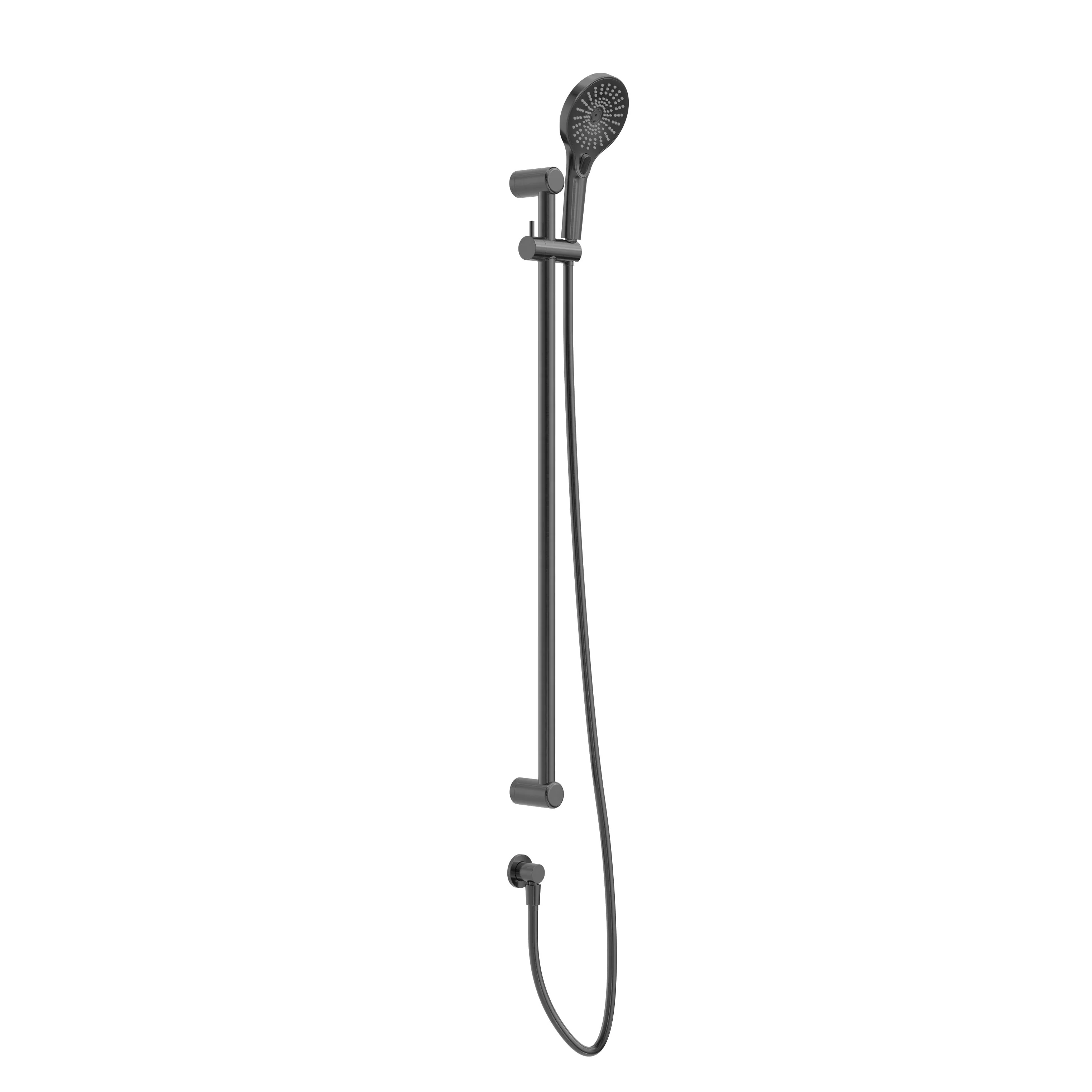 Nero Mecca Care 25mm Grab Rail And Adjustable Shower Rail Set 900mm - Black Matte - Image 3