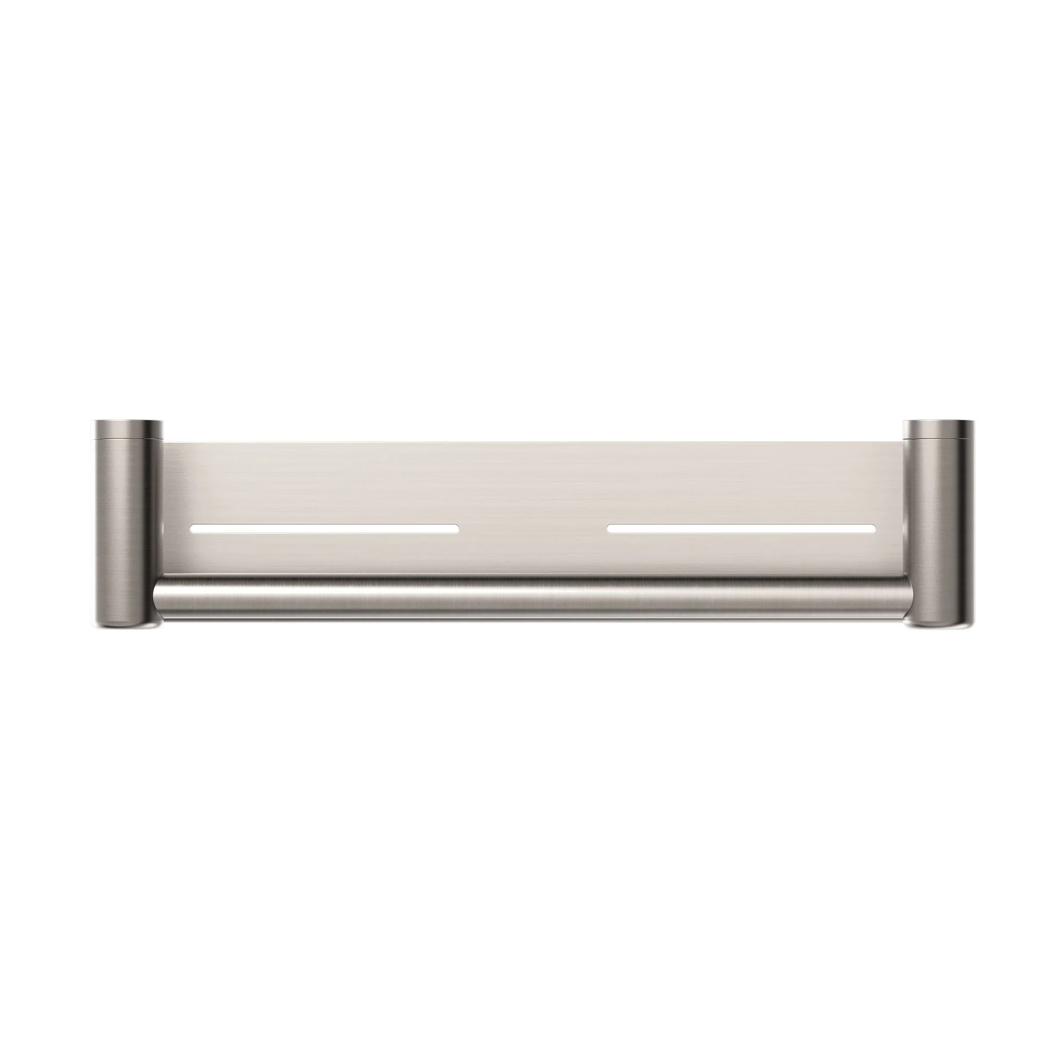 Nero Mecca Care 25mm Grab Rail With Shelf - Brushed Nickel - Image 2
