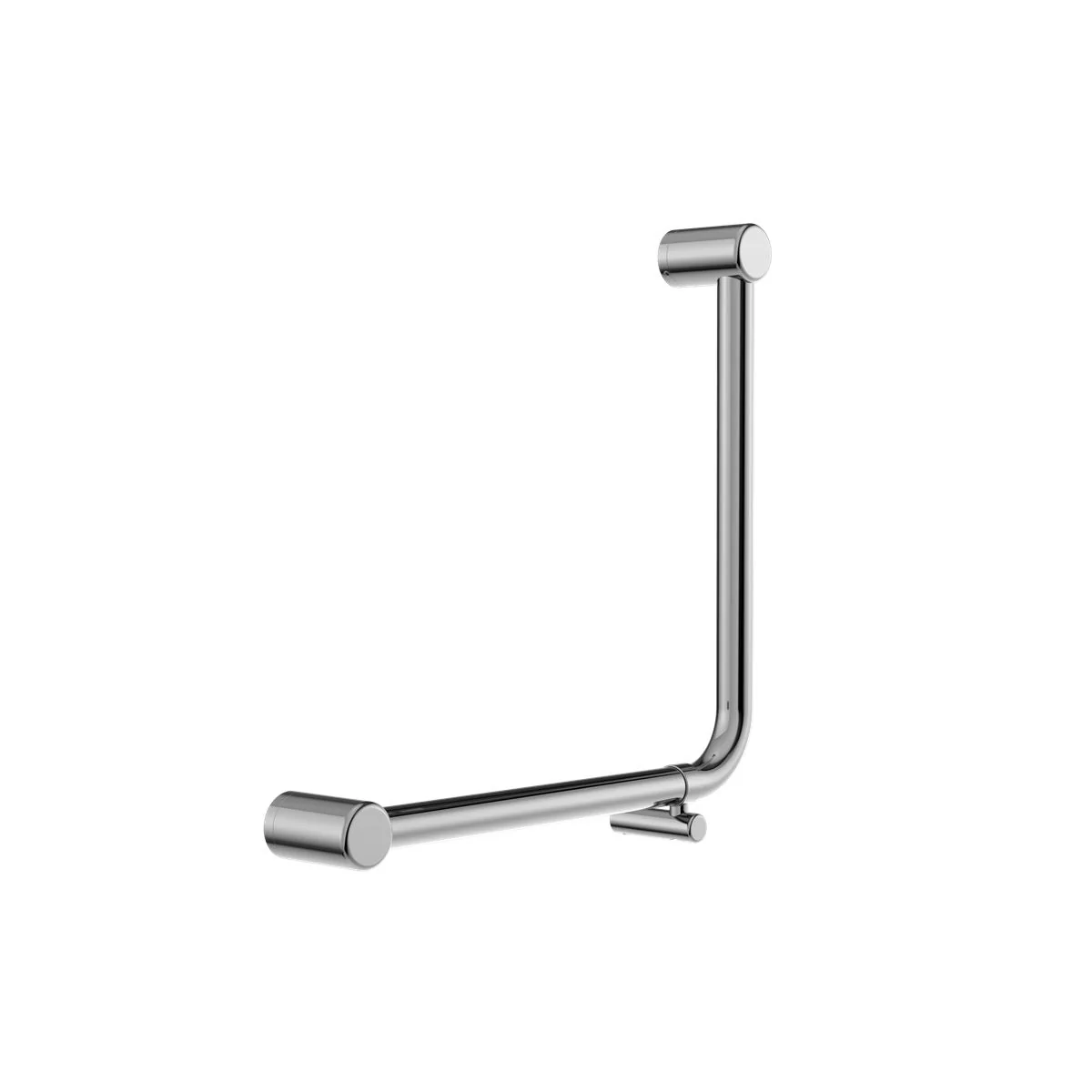 Nero Mecca Care 32mm Ambulant 90 Degree Bent Tube Grab Rail 450x450mm - Chrome