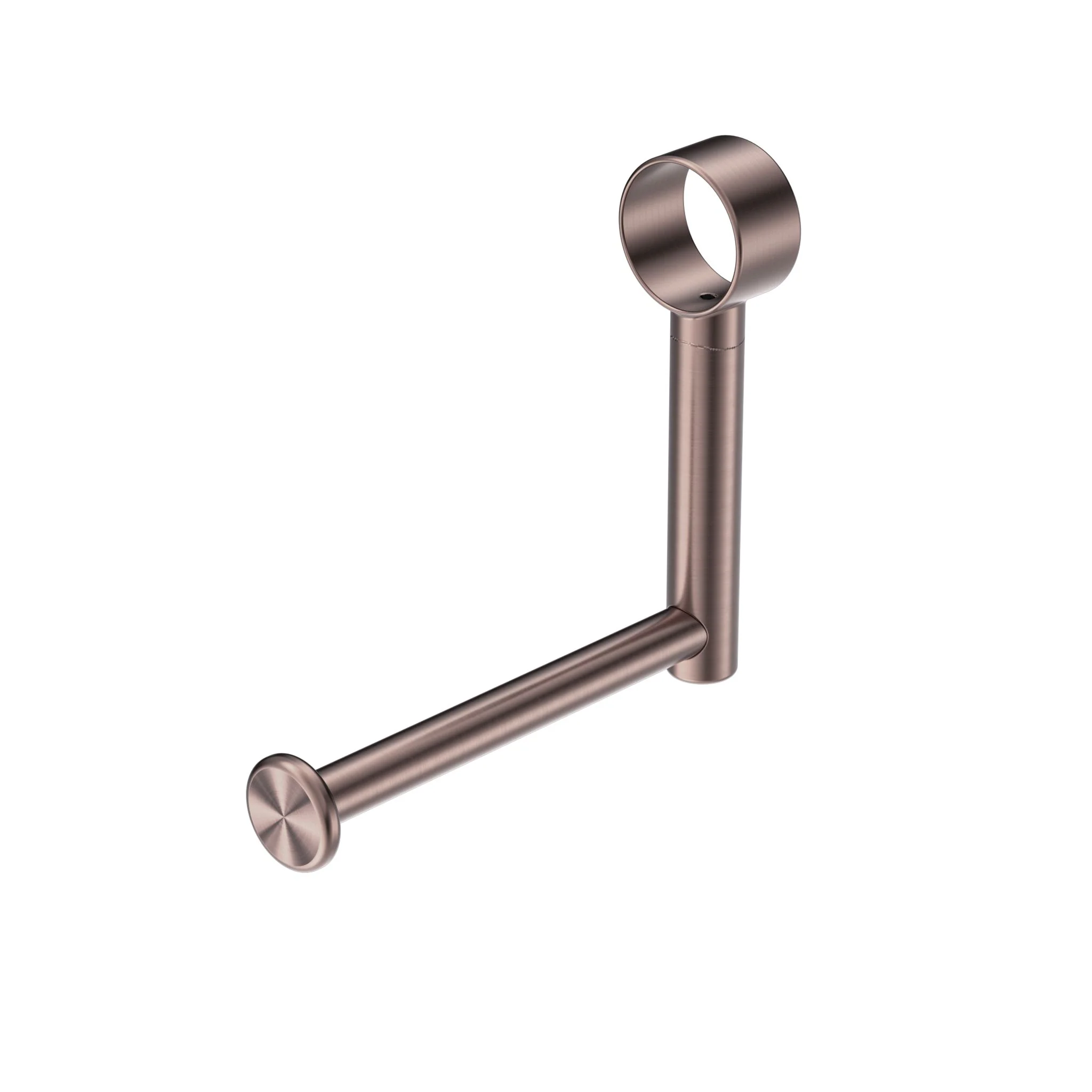 Nero Mecca Care Add On Toilet Roll Holder - Brushed Bronze