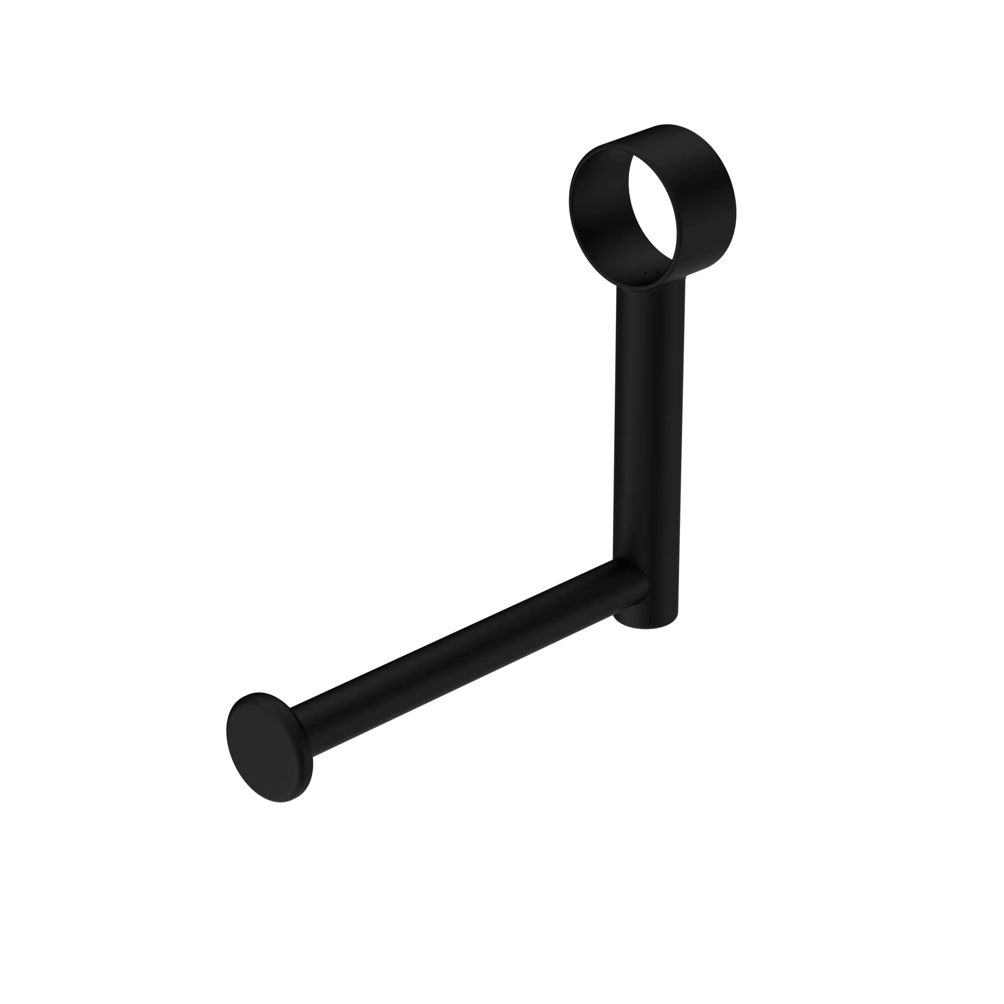 Nero Mecca Care Add On Toilet Roll Holder - Black Matte