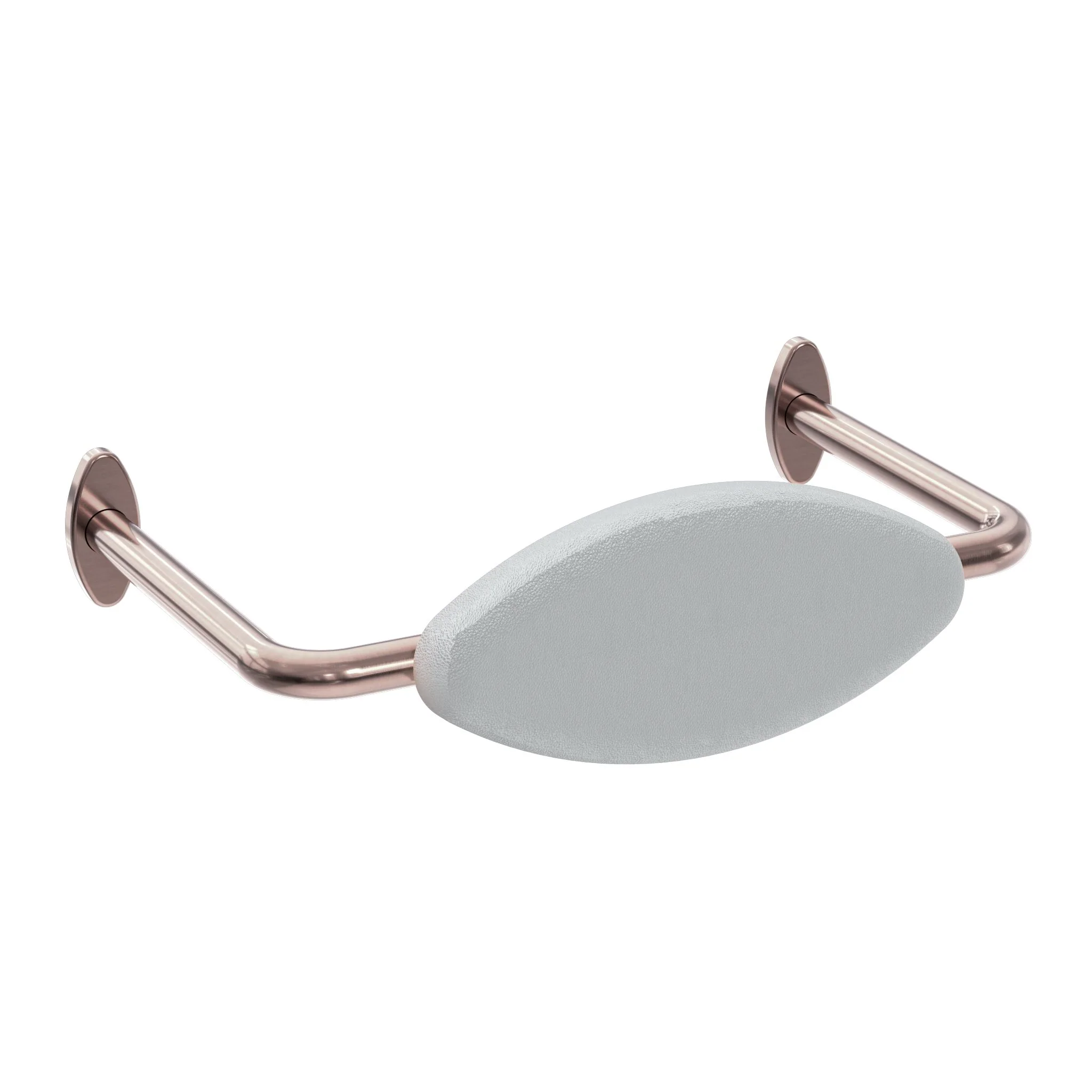 Nero Mecca Care Dda Toilet Backrest - Brushed Bronze