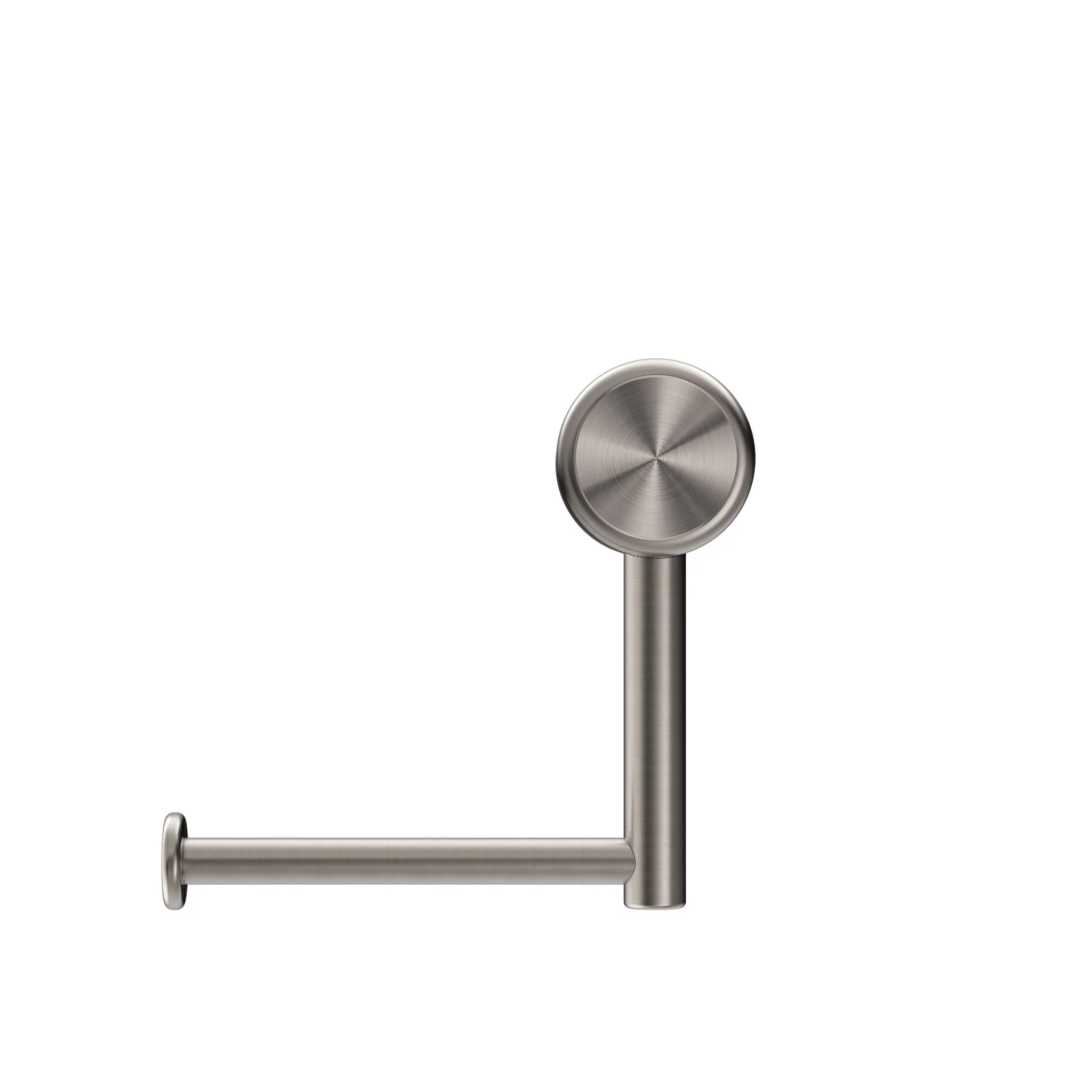 Nero Mecca Care Heavy Duty Toilet Roll Holder - Brushed Nickel - Image 2
