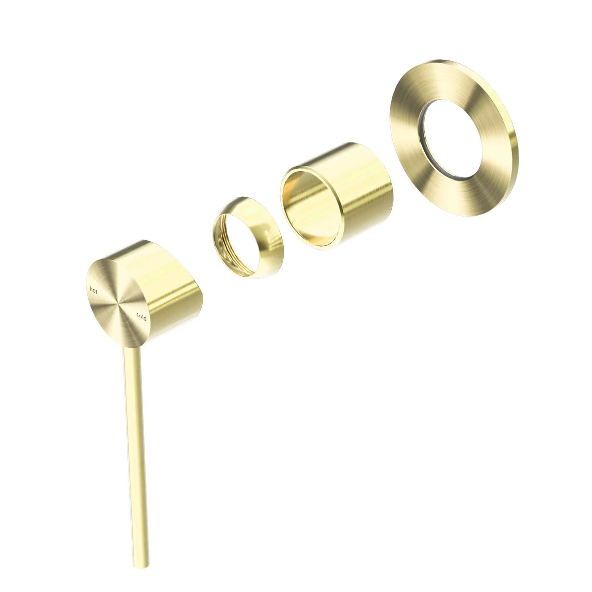 Nero Mecca Care Shower Mixer (Trim Kit Only) - Brushed Gold