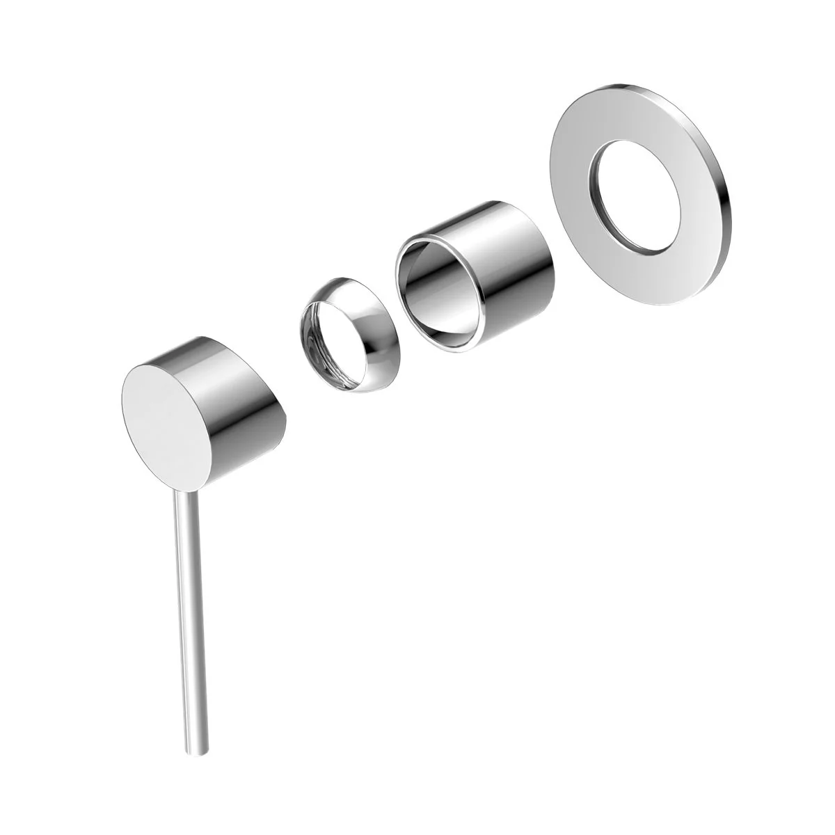 Nero Mecca Care Shower Mixer (Trim Kit Only) - Chrome