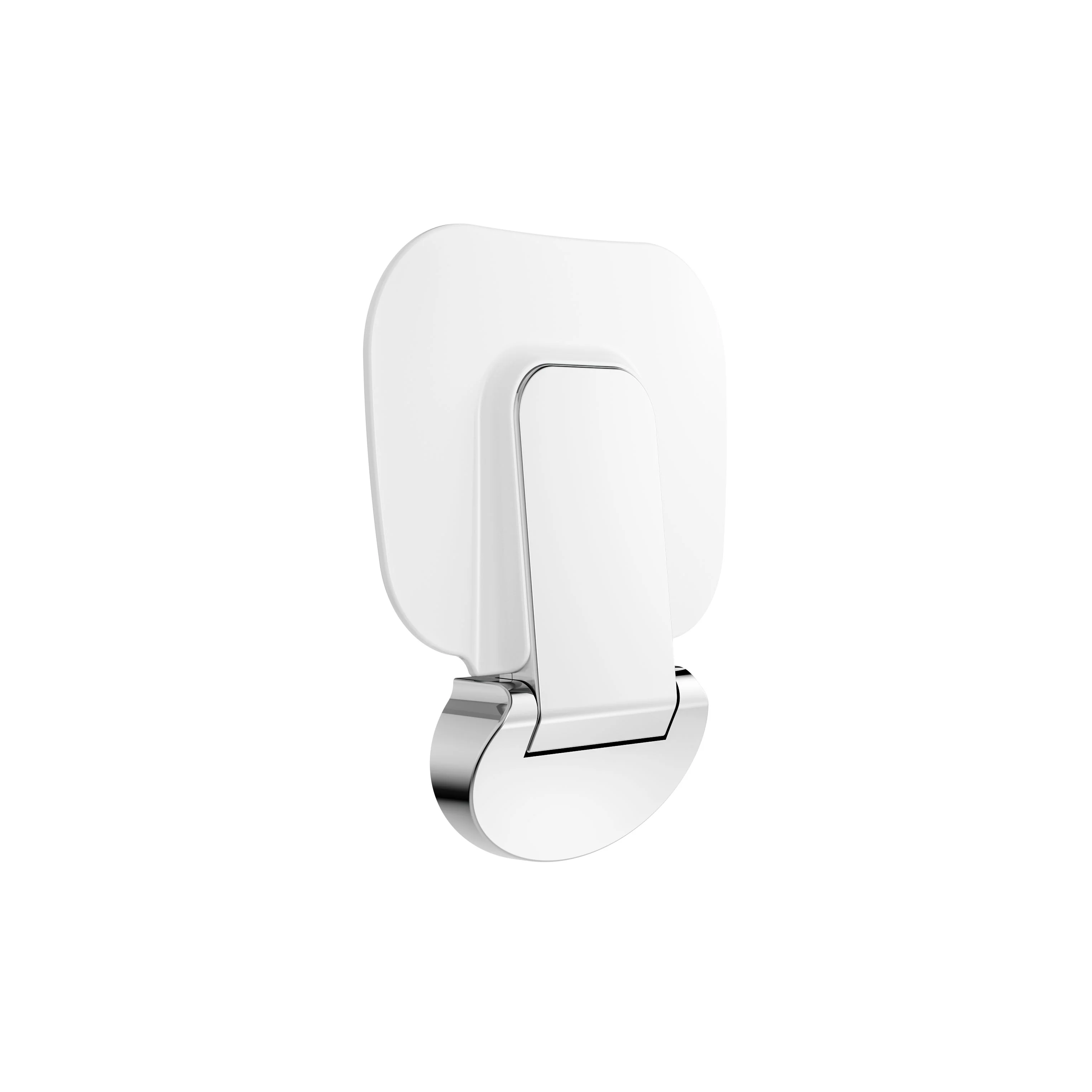 Nero Mecca Care Shower Seat 400x330mm - Chrome