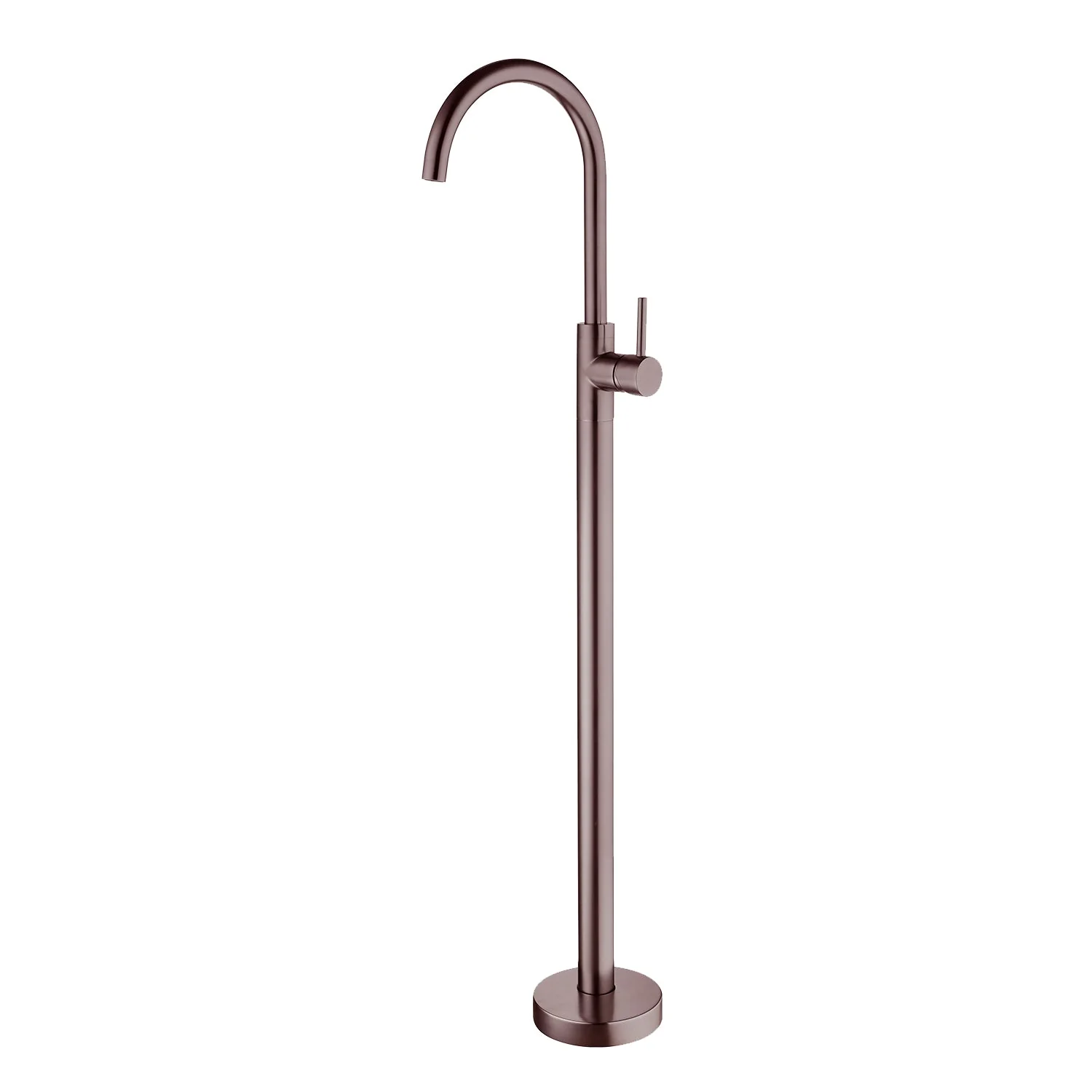 Nero Mecca Freestanding Bath Mixer - Brushed Bronze