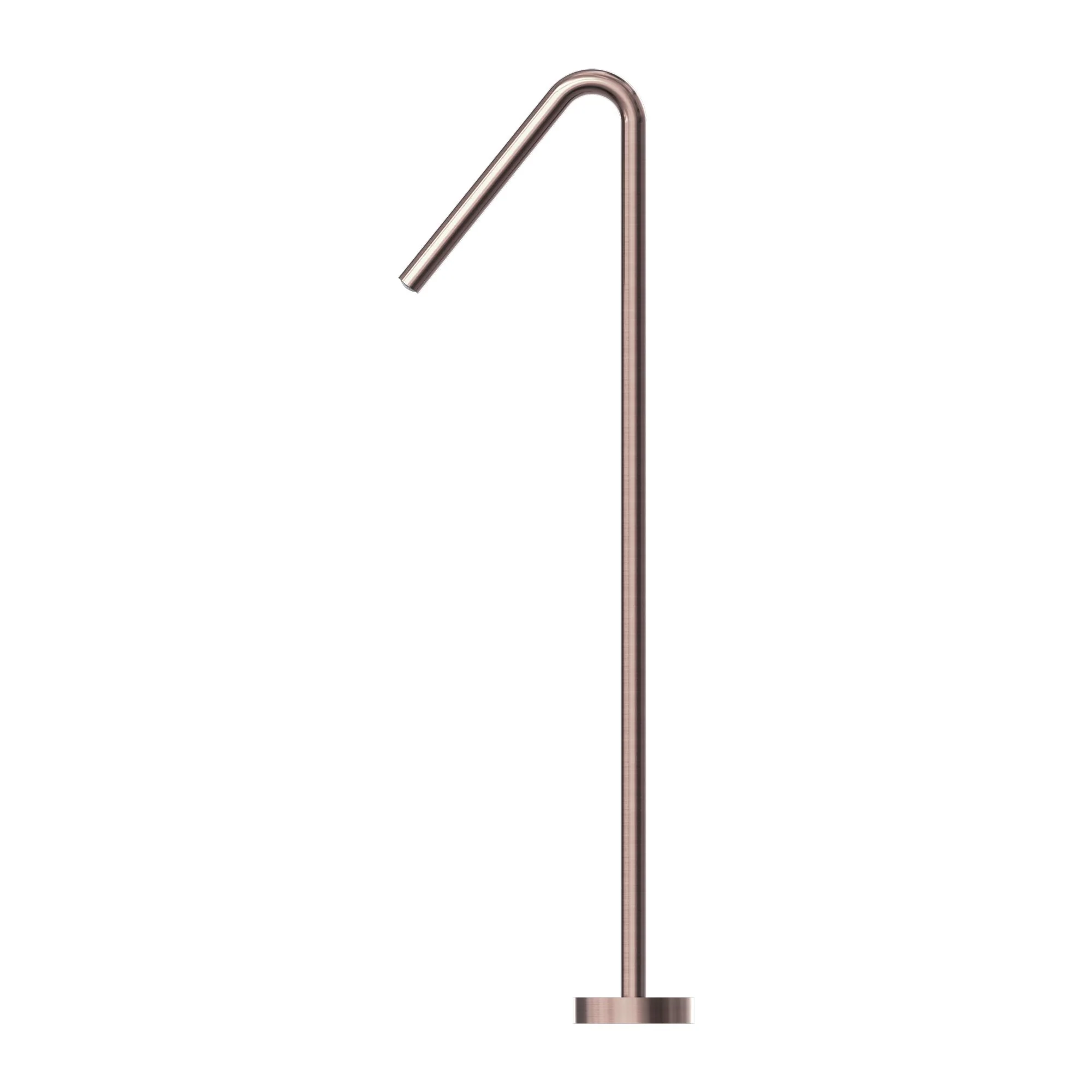 Nero Mecca Freestanding Bath Spout - Brushed Bronze - Image 2