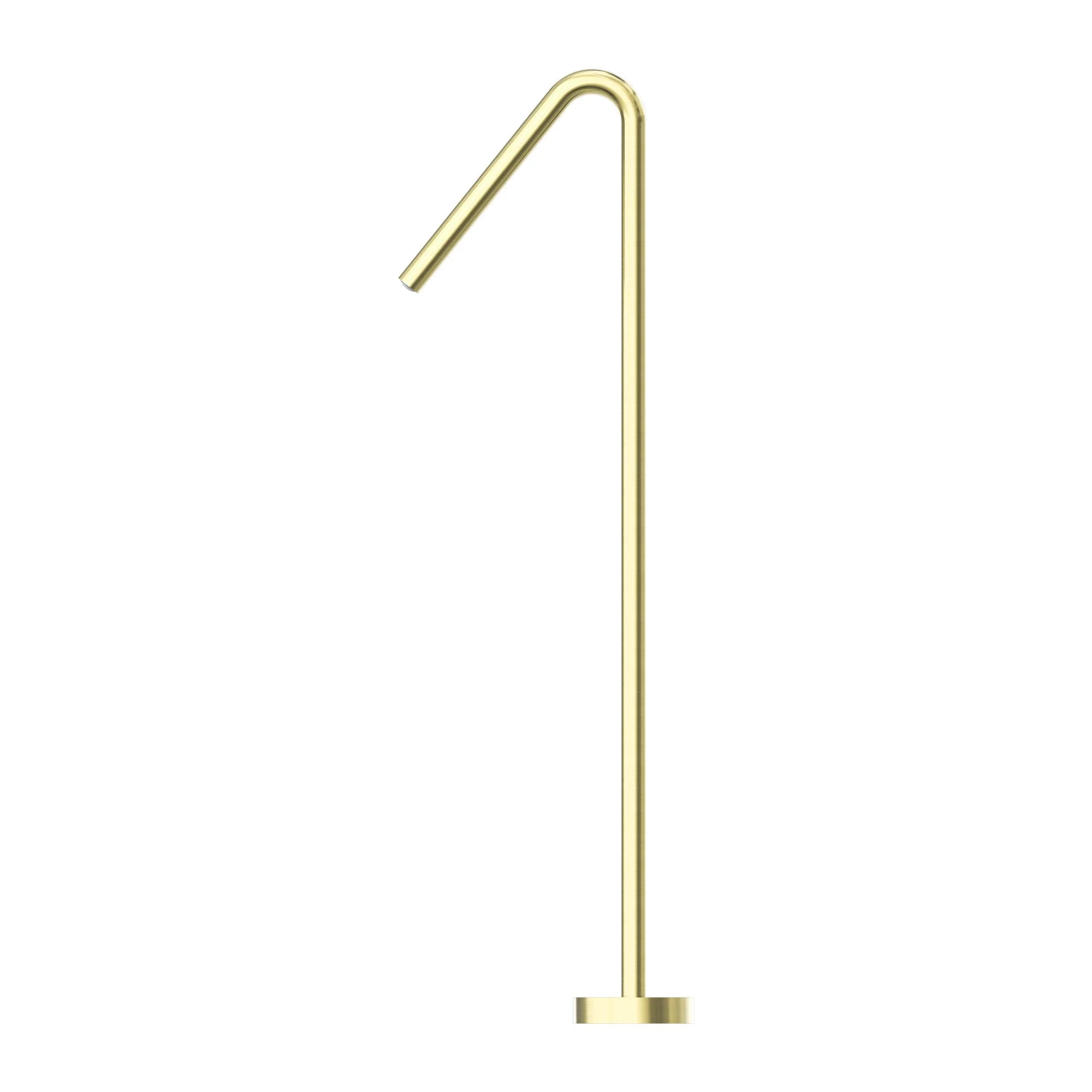 Nero Mecca Freestanding Bath Spout - Brushed Gold - Image 3