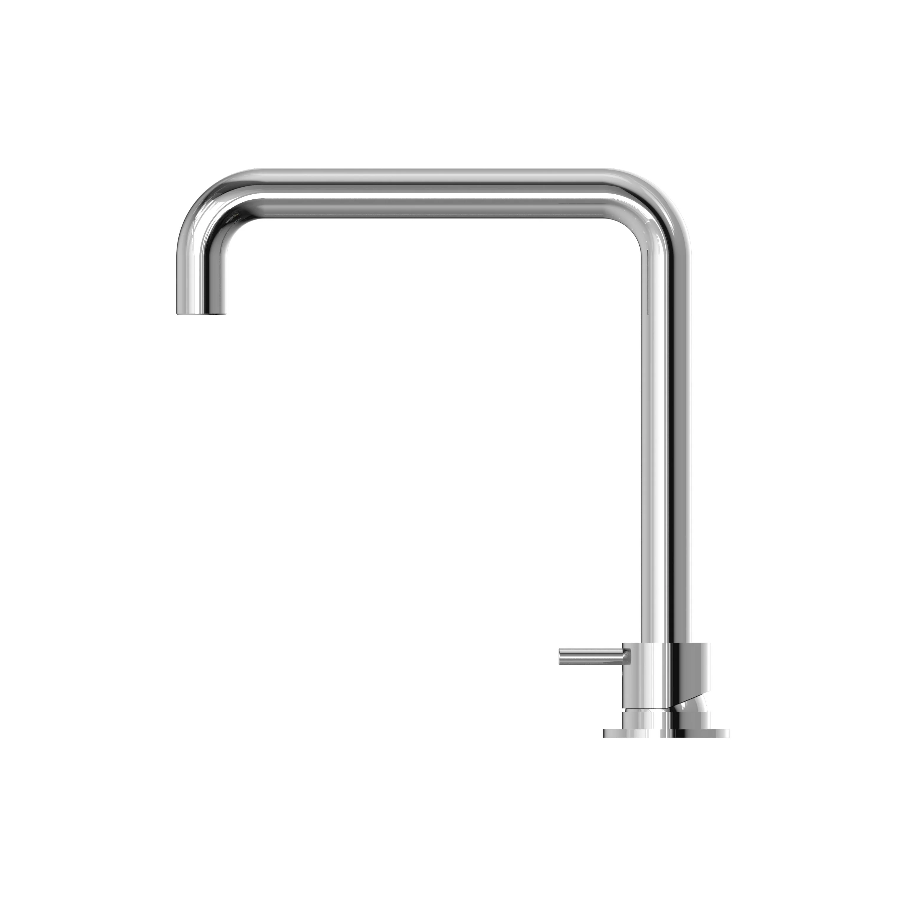 Nero Mecca Hob Basin Mixer Square Swivel Spout - Chrome - Image 2