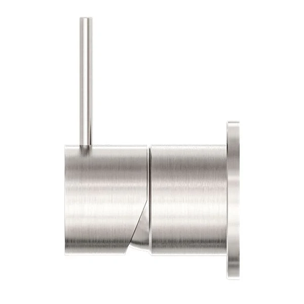Nero Mecca Shower Mixer 60mm Handle Up Plate - Brushed Nickel - Image 3