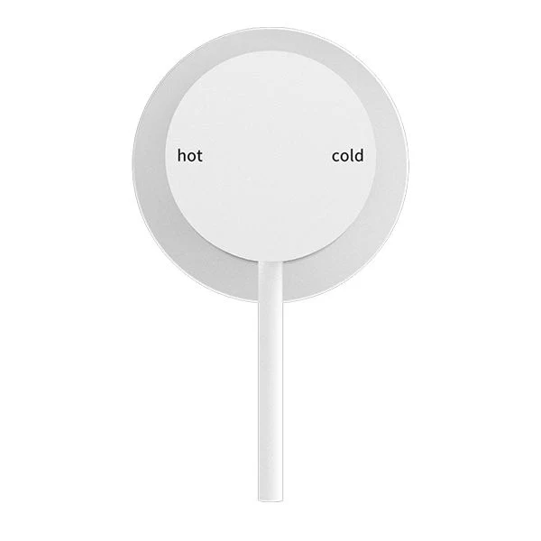 Nero Mecca Shower Mixer 60mm Plate - White Matte - Image 2
