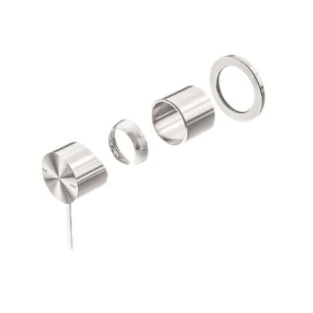 Nero Mecca Shower Mixer 60mm Plate (Trim Kit Only) - Brushed Nickel