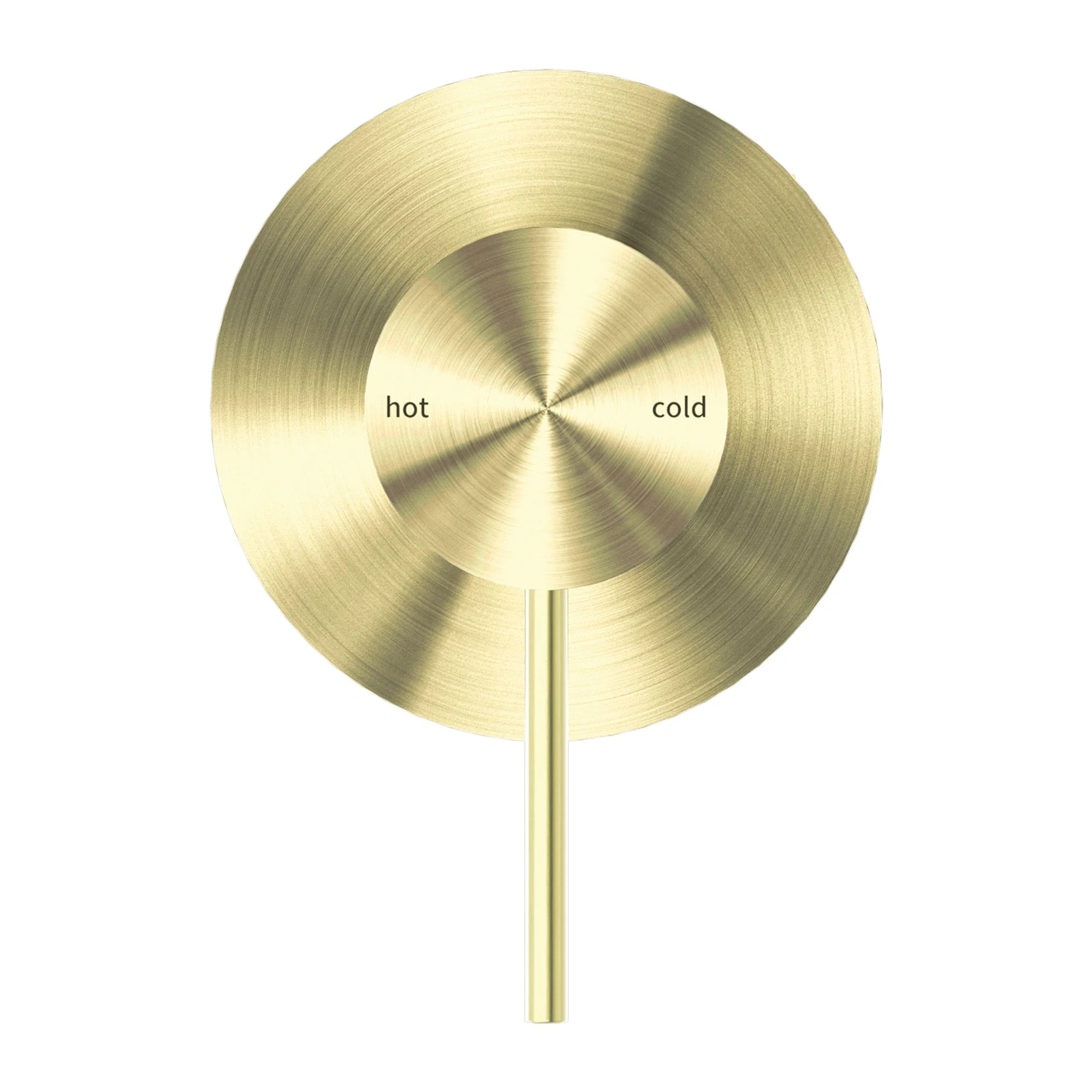 Nero Mecca Shower Mixer 80mm Plate - Brushed Gold - Image 2