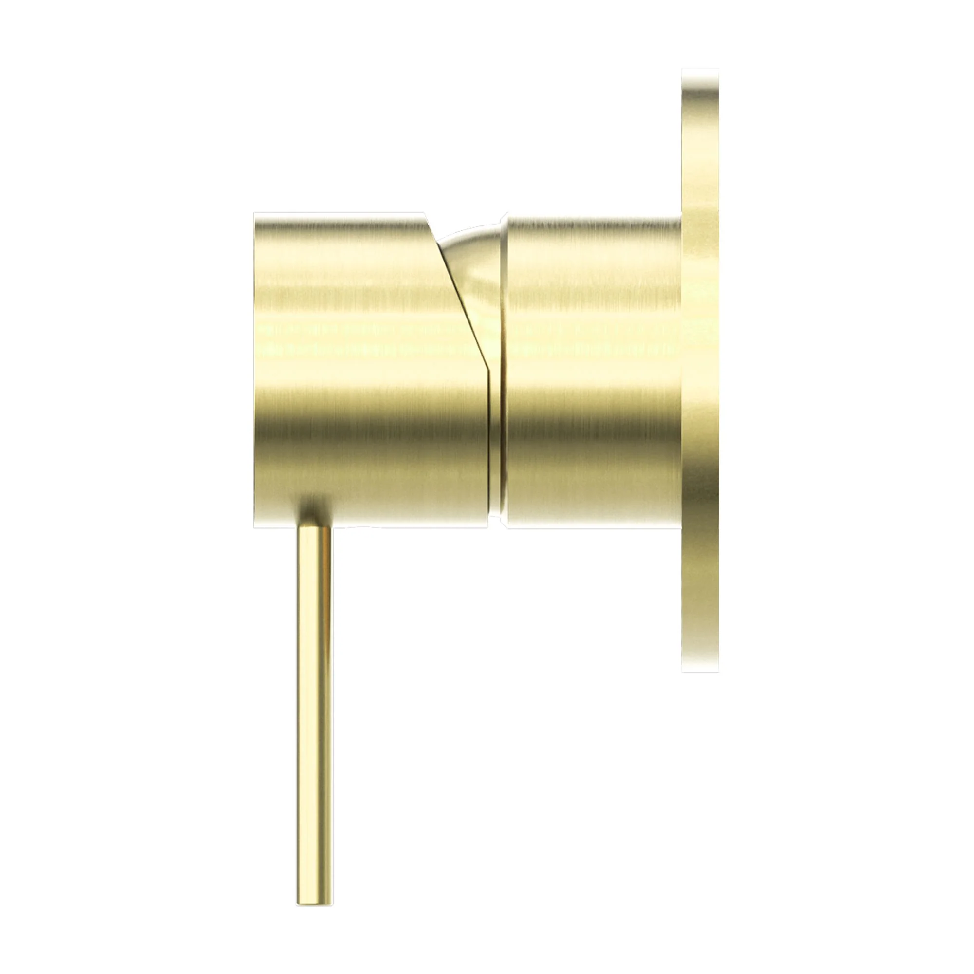 Nero Mecca Shower Mixer 80mm Plate - Brushed Gold - Image 3