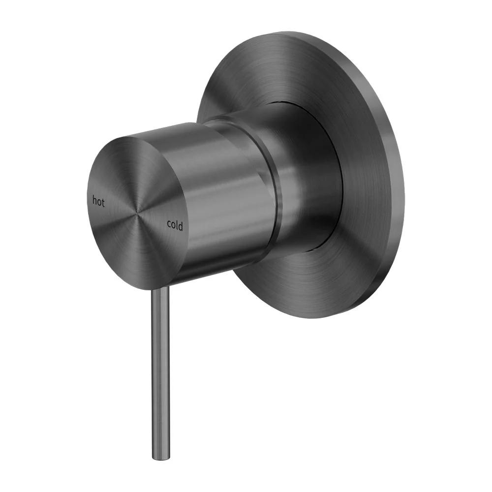Nero Mecca Shower Mixer 80mm Plate - Gun Metal